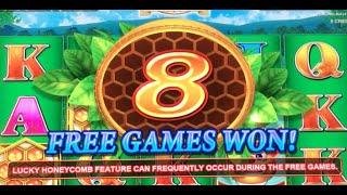 Lucky Honeycomb Xtra Reward•LIVE PLAY• Slot Machine Pokie at San Manuel, SoCal