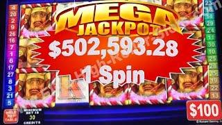 •$502,593.28 1 Spin! $100 SAMURAI SECRETS SLOT BIG WIN! Vegas High Stakes Gambling Jackpot Handpay •