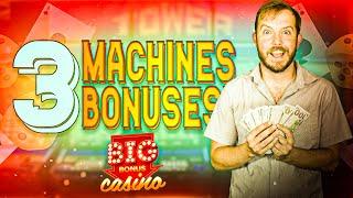 3 Machines, 3 Bonuses on the FIRST HAND! • The Jackpot Gents
