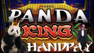 HANDPAY PANDA KING AND HIGH LIMIT GREEN MONEY MACHINE