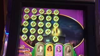 Wizard of Oz Ruby Slippers Slot Machine Bonus - Find the Broom Bonus
