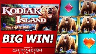 Kodiak Island Slot Bonus - Free Spins, Big Win!