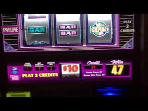 $10 Wheel of fortune big bonus win high limit slots