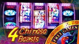 4 Chinese Beasts Bonus Hit - Aruze Gaming 1c Video Slots