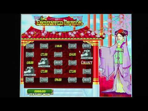£888 MEGA BIG WIN (296 X Stake) on Enchanted Dragon™ slot game at Jackpot Party®