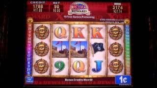 Pirate Rose Extra Reward with Retrigger Bonus Slot Machine Win at Sands Casino at Bethlehem