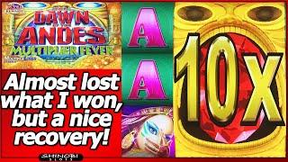Dawn of the Andes Multiplier Fever Slot - Almost Lost What I Won, but a Nice Recovery