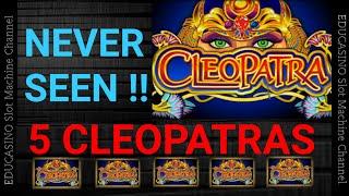 •NEVER SEEN•5 CLEOPATRAS!•JACKPOT!! •10c• | BY IGT