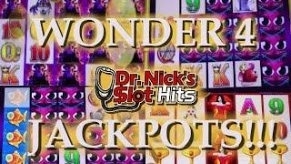 **BIG WINS!!!/BONUSES!!!** Wonder 4 Jackpots Slot Machine