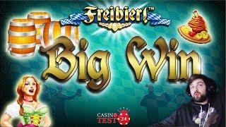 BIG WIN on Freibier Slot (Novomatic) - 2€ BET!