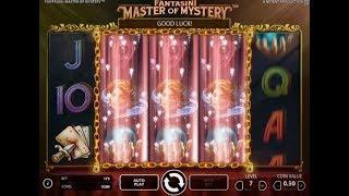 Fantasini: Master of Mystery Online Slot from NetEnt - Linked Reel Feature!