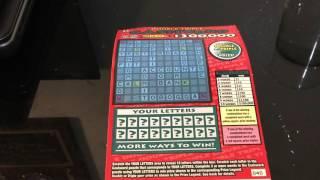 New York Lottery Triple double cashword scratch off tickets