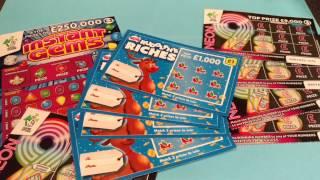 More Christmas Scratchcards  & INSTANT GEMS..NEON 9..and Millionaire RICHES