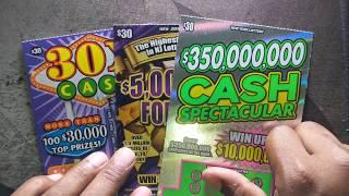 Battle of the $30 Scratch Off ( Connecticut, New Jersey and New York lottery tickets )