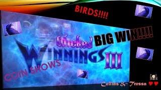 •BIG WINS• Wicked Winnings 3 • Slot Machine Line Hits(2)