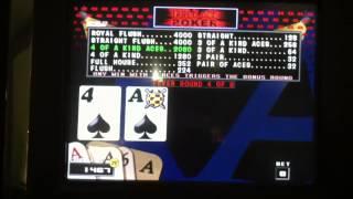 Video Lottery Slot Machine Bonus - Triple Ace Poker