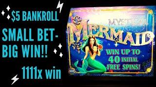 1111x BIG WIN!!!/40+ Free Spins/ Mystical Mermaid by IGT /First Attempt One Line Method