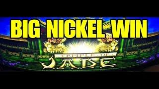 Aristocrat - Temple Of Jade!  Huge Nickel Win!