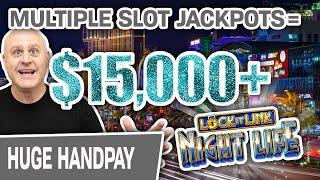 ⋆ Slots ⋆ $15,000+ From MULTIPLE Slot Jackpots! ⋆ Slots ⋆ Bonuses with The ClickFather In LAS VEGAS