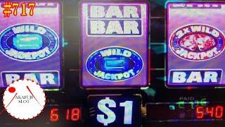 Review - WOLF RIDGE Slot Machine & WILD GEMS Slot Machine 9 Line @ Barona Casino 赤富士スロット, カジノ