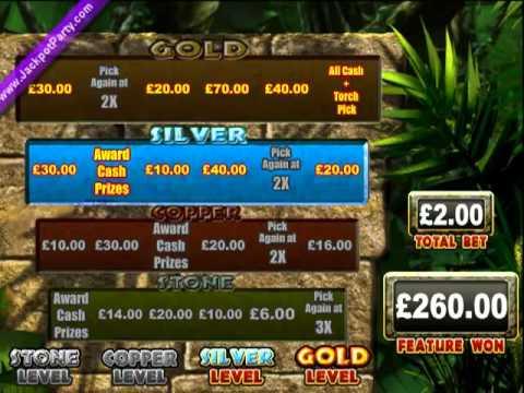 £264.80 SUPER BIG WIN (134 X STAKE) ON RICHES OF THE AMAZON™ AT JACKPOT PARTY®