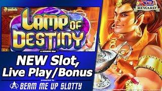 Lamp of Destiny Slot - Live Play and Free Spins Bonus in New Konami game with up to 100x multiplier