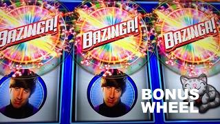 The Big Bang Theory BEHEMOTH Live Play with BONUS at Max Bet Wheel Spin Slot Machine