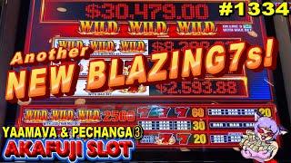 YAAMAVA & PECHANGA ③ NEW SLOT! Blazing Sevens 2x3x5 Slot Machine Pechanga Casino 赤富士スロット 再び新台見っけ！