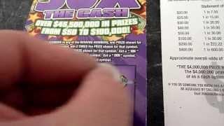 WINNER "50X the Cash" $20 Illinois Lottery Instant Scratch-off Ticket