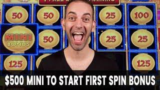• $500 MINI to Start First Spin BONUS • Lightning Cash!