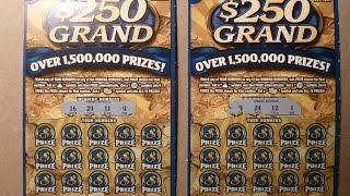 NEW - Illinois Lottery Instant Scratchcard Ticket - $250 GRAND