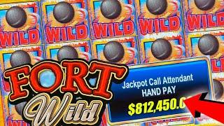 BIG JACKPOT WINS ON FORT WILD ⋆ Slots ⋆ $50 HIGH LIMIT BETS = MASSIVE HANDPAYS