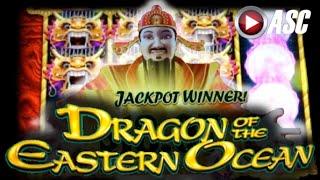 *NEW* DRAGON OF THE EASTERN OCEAN | Aristocrat - BIG WIN! Slot Machine Jackpot Feature&Line Hits