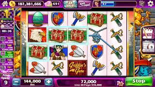 GRIFFIN'S GATE Video Slot Casino Game with a FREE SPIN AND SUPER RESPIN BONUS
