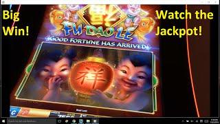Max Bet on 2C Food Fortune Fu Dao Le Bonus Win