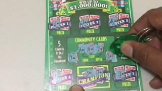 $5 New York Poker lottery scratch off tickets