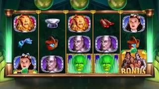 WIZARD OF OZ: VISIT THE WIZARD Video Slot Game with an "EPIC WIN" FREE SPIN BONUS