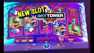 New Slot: Sky Tower - Lady of the Tower - live play big wins