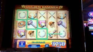 Golden Hammer Slot Bonus&Line Hit - WMS