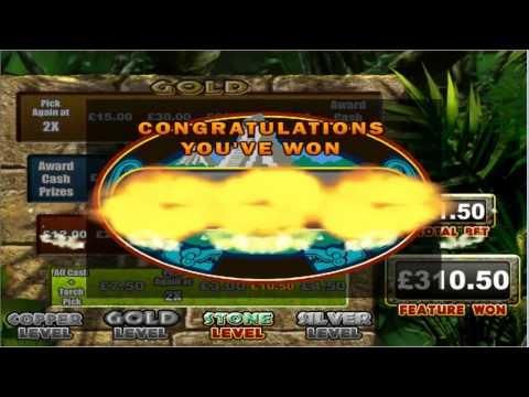 £310.50 SUPER BIG WIN (201 X STAKE) ON RICHES OF THE AMAZON™ ONLINE SLOT AT JACKPOT PARTY®