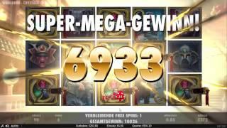 MEGA BIG WIN on Warlords: Crystals of Power Slot - 4,50€ BET!