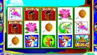 LUCKY MEERKATS Video Slot Game with a "BIG WIN" LUCKY MEERKAT BONUS