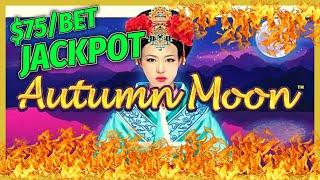 HIGH LIMIT Dragon Cash Link Autumn Moon HANDPAY JACKPOT ~ $75 Bonus Round Slot Machine W/ $250 SPINS