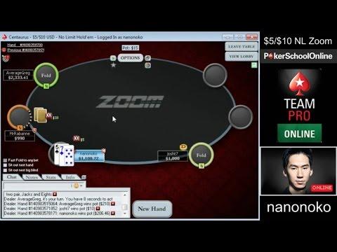 High Stakes Poker Strategy I Nanonoko I $5/$10 ZOOM on PokerStars Part 2