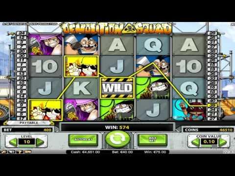 Free Demolition Squad slot machine by NetEnt gameplay ★ SlotsUp