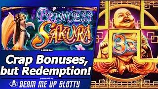 Princess Sakura Slot - 4 Crappy Bonuses, but Nice Line Hit Redemption