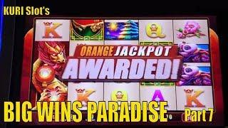 •BIG WIN• KURI Slot’s Big Wins Paradise Part 7 •4 of Slot machines Bonus Big win• /Must see it•