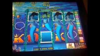 Magic mermaid slot machine JACKPOT!