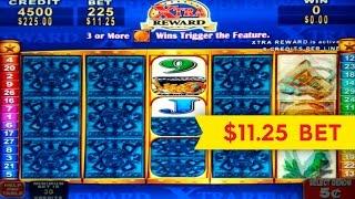 Mayan Chief Slot - $11.25 Max Bet - WHAT A REVEAL!! BIG WIN!!!