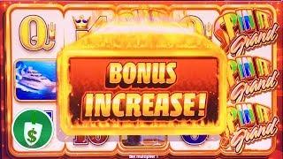 Spin it Grand slot machine, Bonus Increase
